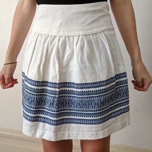 Madewell Skyline Skirt In Cabana Jacquard Size 00